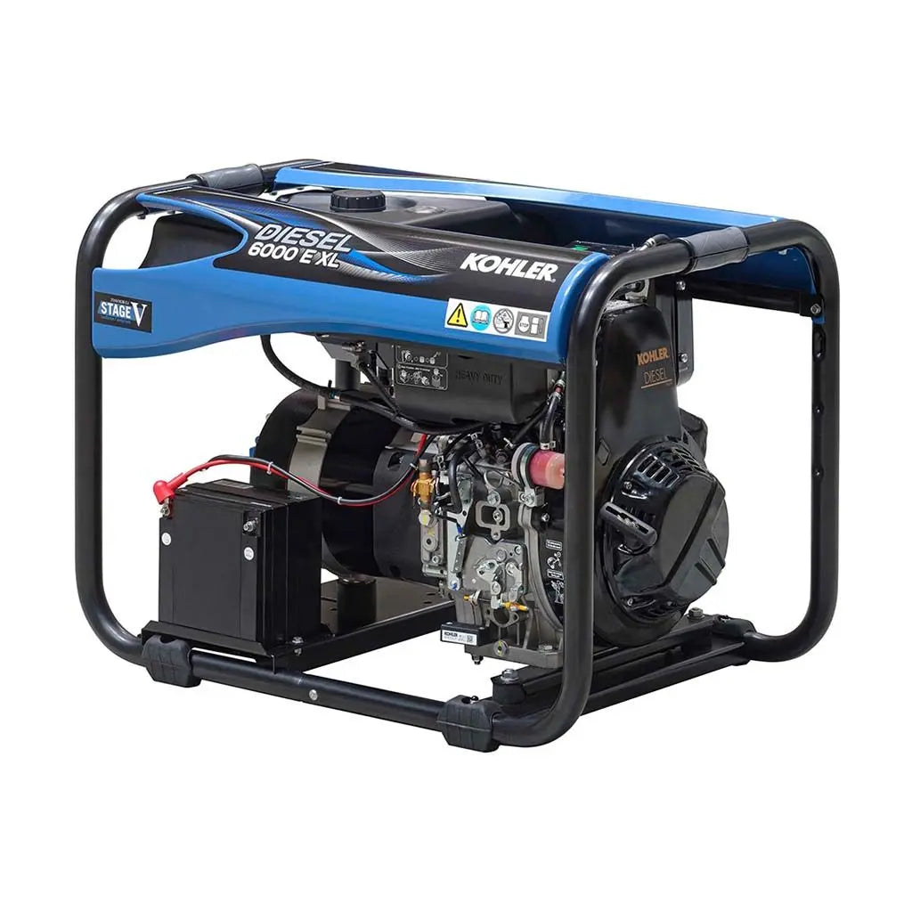 Kohler SDMO 6000 E XL C5 Diesel Generator 4.9kW 16L Fuel Tank Portable Power Generator