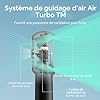 JISULIFE Mini Ventilateur Turbo Portable [16H Max] Personnel, Rechargeable USB 4000mAh, Petit Ventilateur de Poche à Piles avec 5 Vitesses