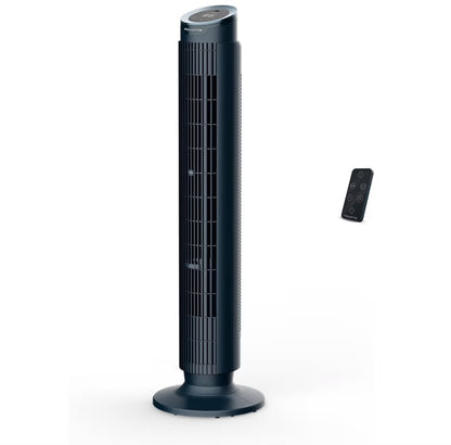 Rowenta Eole Silence Force VU7020F0 Ventilateur tour rafraîchissant puissant, extrêmement silencieux, économie d'énergie