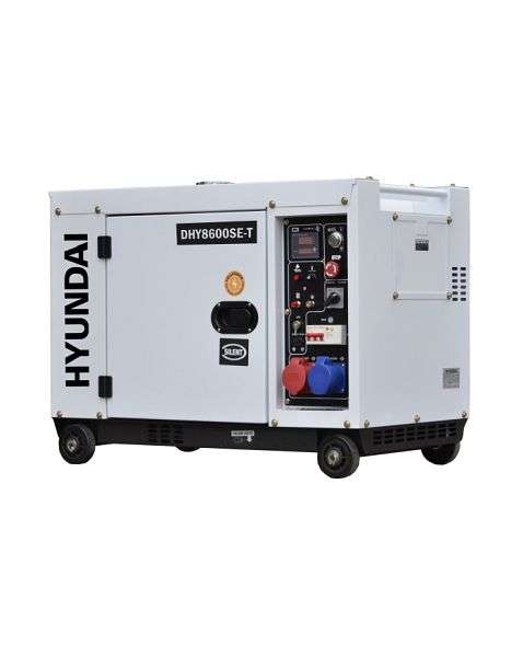 Hyundai DHY8000SE Silent Diesel Generator 8kW Electric Start Portable Power Generator