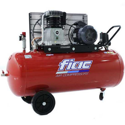 Fiac AB 300/858 Two Stage Belt Driven Air Compressor 270L 7.5HP Industrial Workshop Compressor