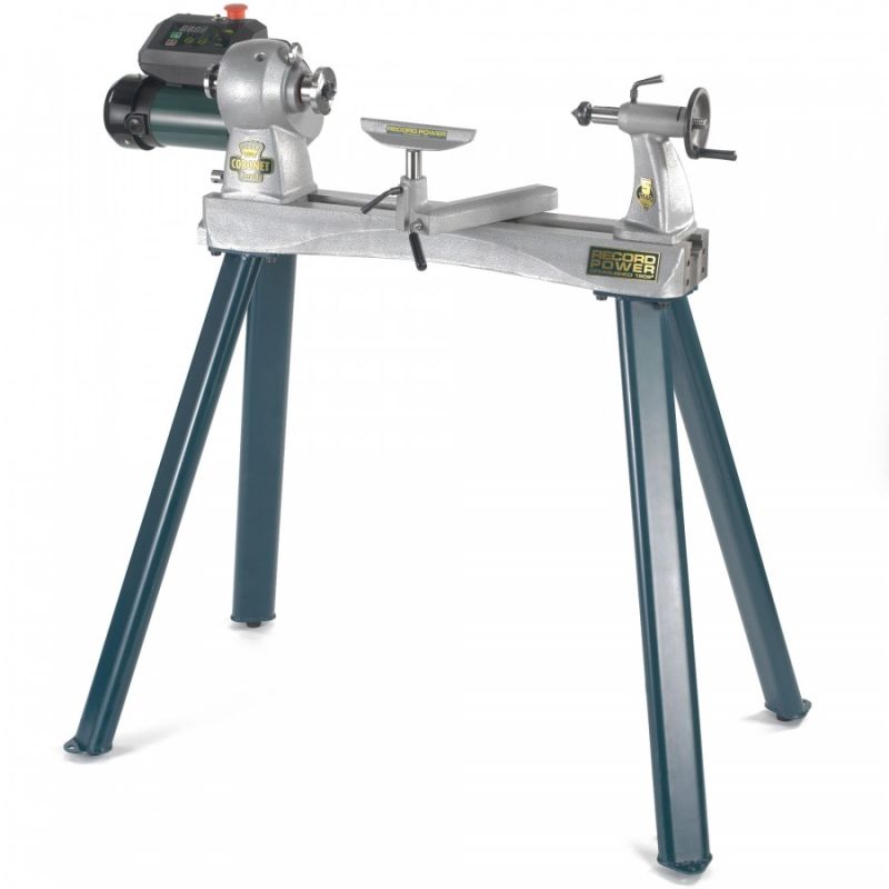 Record Power Coronet Herald Variable Speed Woodturning Lathe M33 Spindle Swivel Headstock