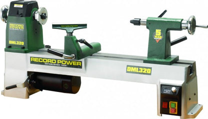 Record Power DML320 Variable Speed Woodturning Lathe M33 Spindle Wood Lathe