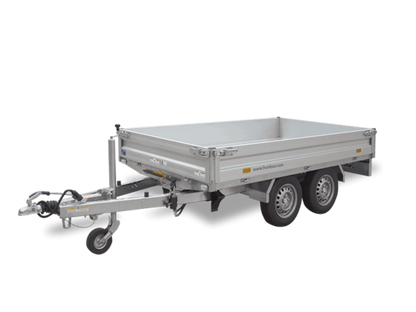 Humbaur HUK 303117 Tandem Axle Tipper Trailer 3000kg GVW Hydraulic Cargo Trailer