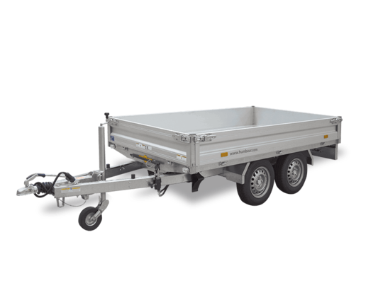 Humbaur HUK 303117 Tandem Axle Tipper Trailer 3000kg GVW Hydraulic Cargo Trailer