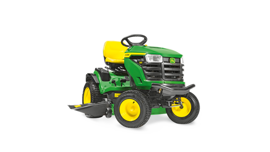 John Deere X167 Ride On Lawn Tractor 122cm Cutting Deck V-Twin Hydrostatic Garden Riding Mower