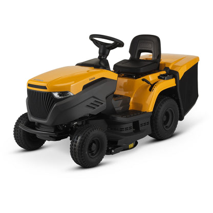 Stiga Estate 384 Ride On Lawn Tractor with Rear Grass Collector Garden Riding Mower