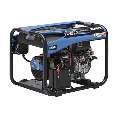 Kohler SDMO 6000 E XL C5 Diesel Generator 4.9kW 16L Fuel Tank Portable Power Generator