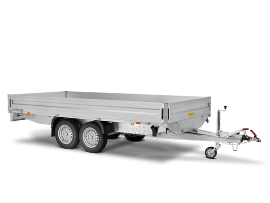 Humbaur HT 203116 Tandem Axle Aluminium Flatbed Trailer 2000kg Cargo Trailer