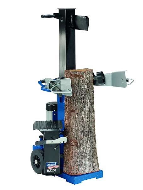 Scheppach HL1200S 12 Ton Electric Vertical Log Splitter Hydraulic Wood Splitter