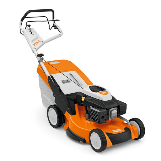 STIHL RM 655 V Self Propelled Petrol Lawn Mower 53cm Vario Drive Aluminium Deck