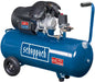 Scheppach 100L Twin Cylinder Air Compressor 3HP 230V Oil Lubricated Workshop Compressor