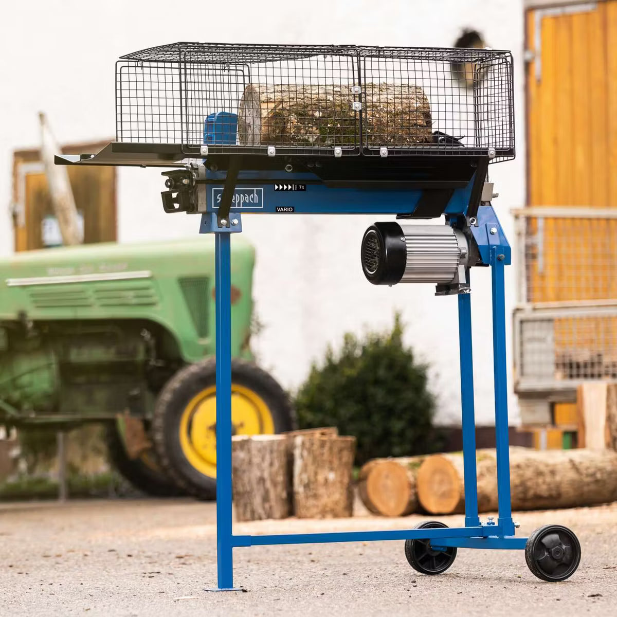 Scheppach HL760LS 7 Ton Electric Vertical Log Splitter Hydraulic Wood Splitter