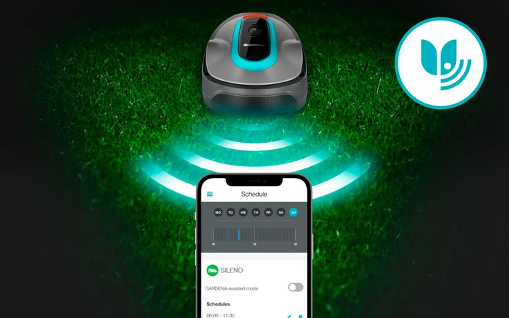 Gardena SILENO Life Robotic Lawn Mower for Medium Gardens Automatic Garden Mower