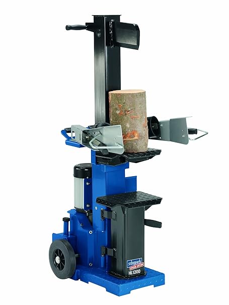 Scheppach HL1200S 12 Ton Electric Vertical Log Splitter Hydraulic Wood Splitter