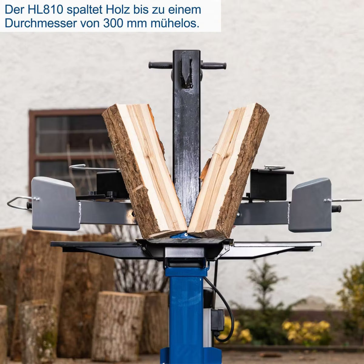 Scheppach HL810 8 Ton Electric Log Splitter 230V Hydraulic Wood Splitter