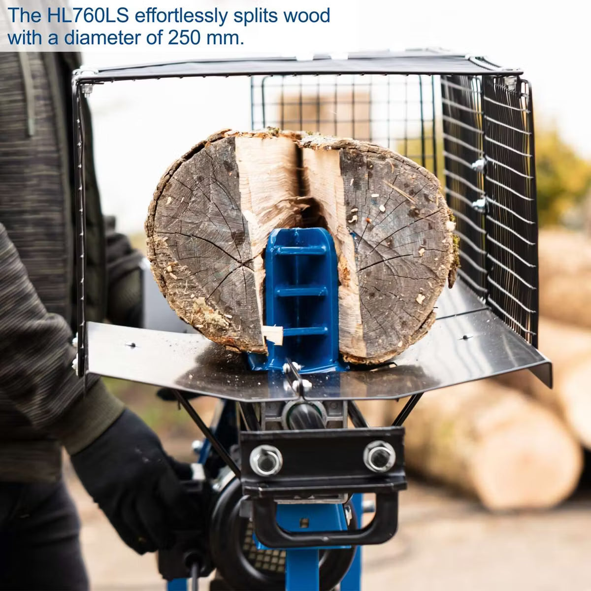 Scheppach HL760LS 7 Ton Electric Vertical Log Splitter Hydraulic Wood Splitter