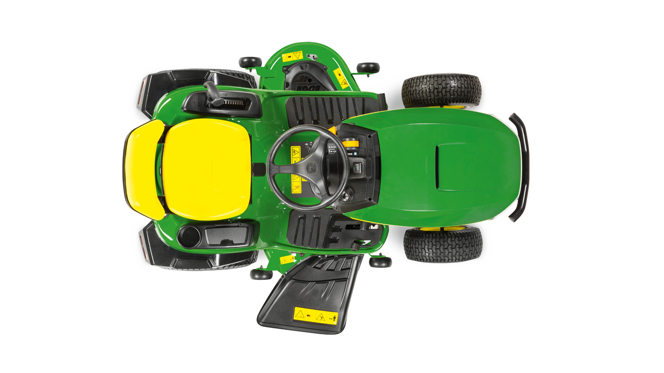 John Deere X167 Ride On Lawn Tractor 122cm Cutting Deck V-Twin Hydrostatic Garden Riding Mower