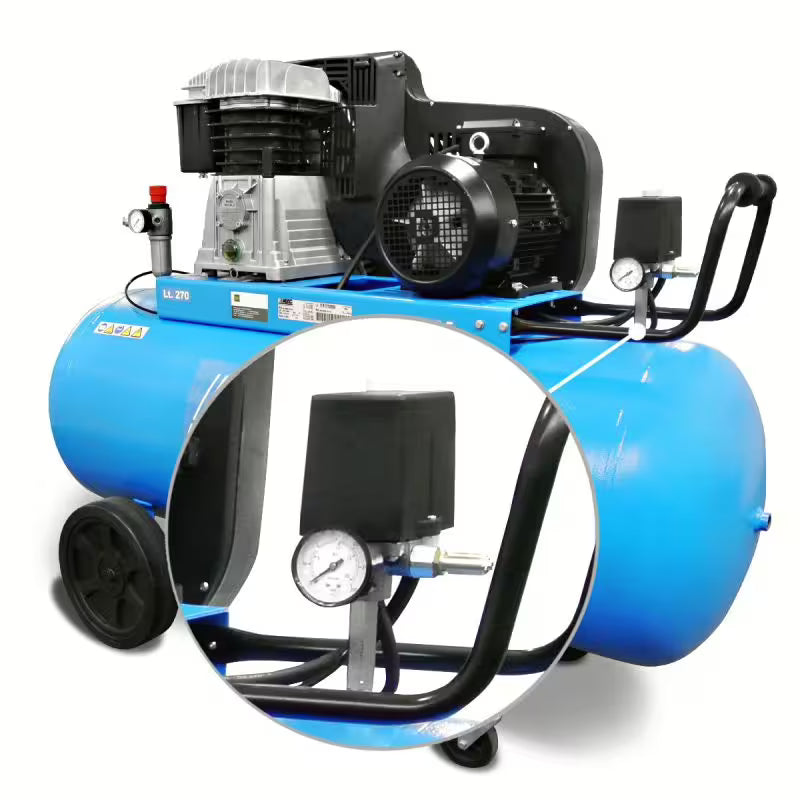 ABAC PRO A49B 270 CM3 Two Stage Belt Driven Air Compressor 270L 4HP Professional Workshop Compressor