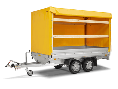 Humbaur HT 203116 Tandem Axle Aluminium Flatbed Trailer 2000kg Cargo Trailer
