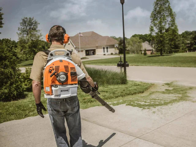 STIHL BR 350 Petrol Backpack Leaf Blower High Power Garden Blower