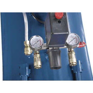 Scheppach 100L Twin Cylinder Air Compressor 3HP 230V Oil Lubricated Workshop Compressor