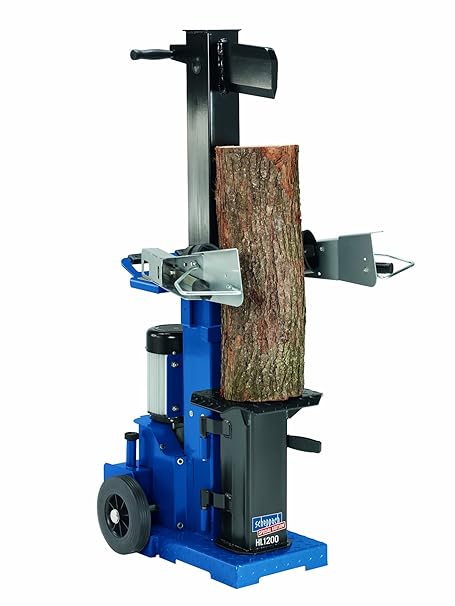 Scheppach HL1200S 12 Ton Electric Vertical Log Splitter Hydraulic Wood Splitter