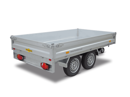 Humbaur HUK 303117 Tandem Axle Tipper Trailer 3000kg GVW Hydraulic Cargo Trailer