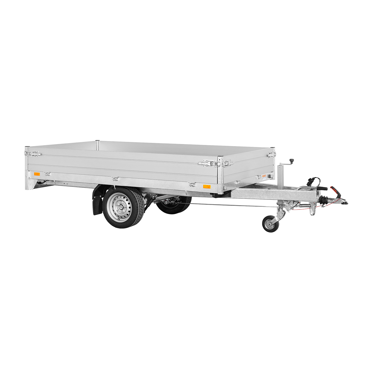Saris PL256 Single Axle Flatbed Utility Trailer 1500kg GVW Cargo Trailer