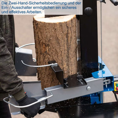 Scheppach HL810 8 Ton Electric Log Splitter 230V Hydraulic Wood Splitter