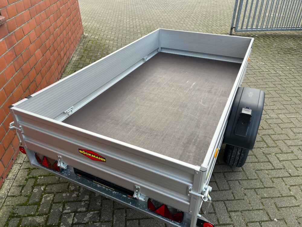Böckmann TL-AL 2513/135 Single Axle Aluminium Utility Trailer 1350kg Cargo Trailer