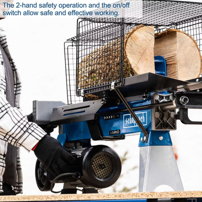 Scheppach HL760LS 7 Ton Electric Vertical Log Splitter Hydraulic Wood Splitter