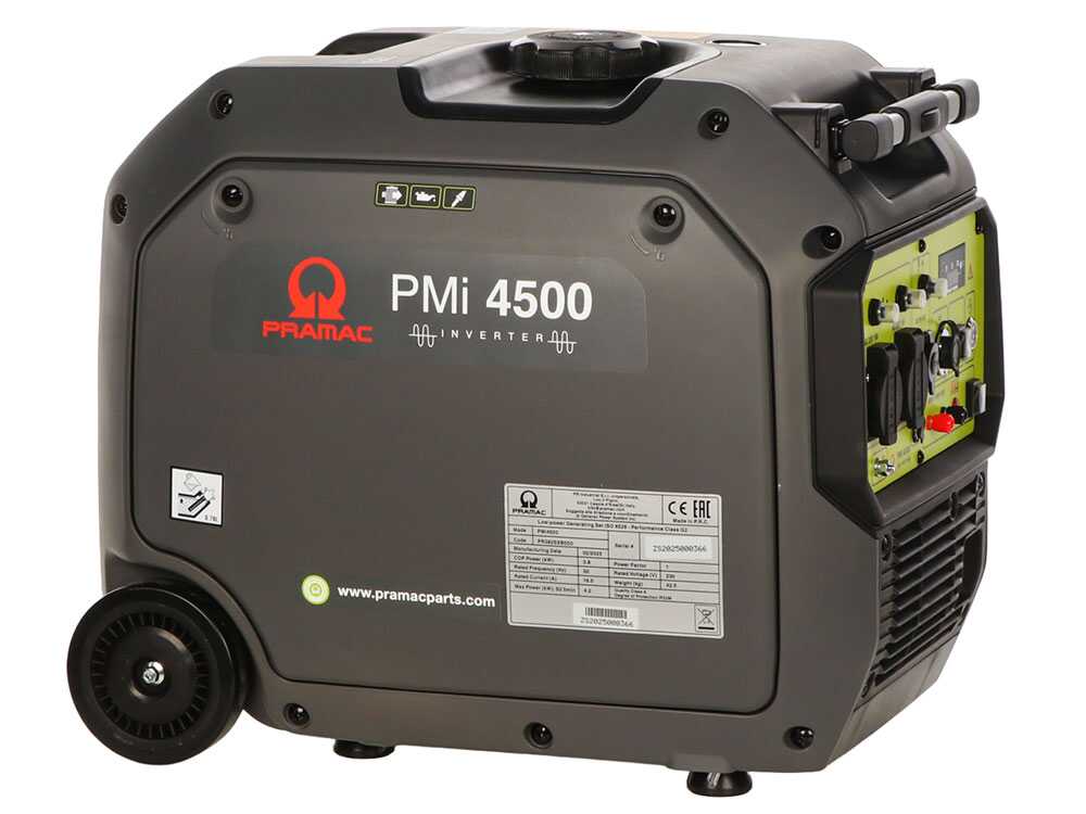 Pramac PMi 4500 Inverter Generator 3.8kW Silent Portable Petrol Generator with Trolley