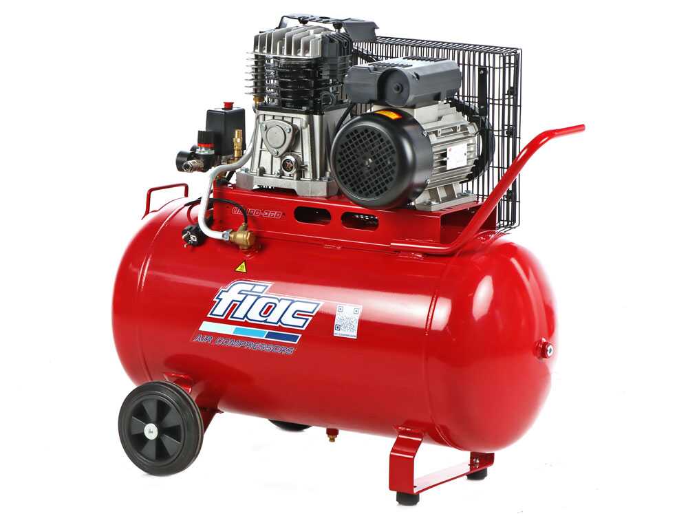 Fiac AB 100/360 M Belt Driven Air Compressor 100L 3HP Professional Workshop Compressor
