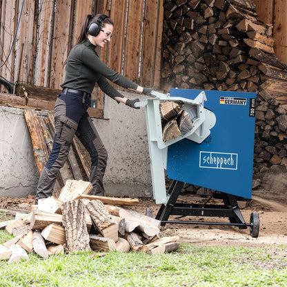 Scheppach HS720 700mm Electric Circular Log Saw Firewood Cutting Saw