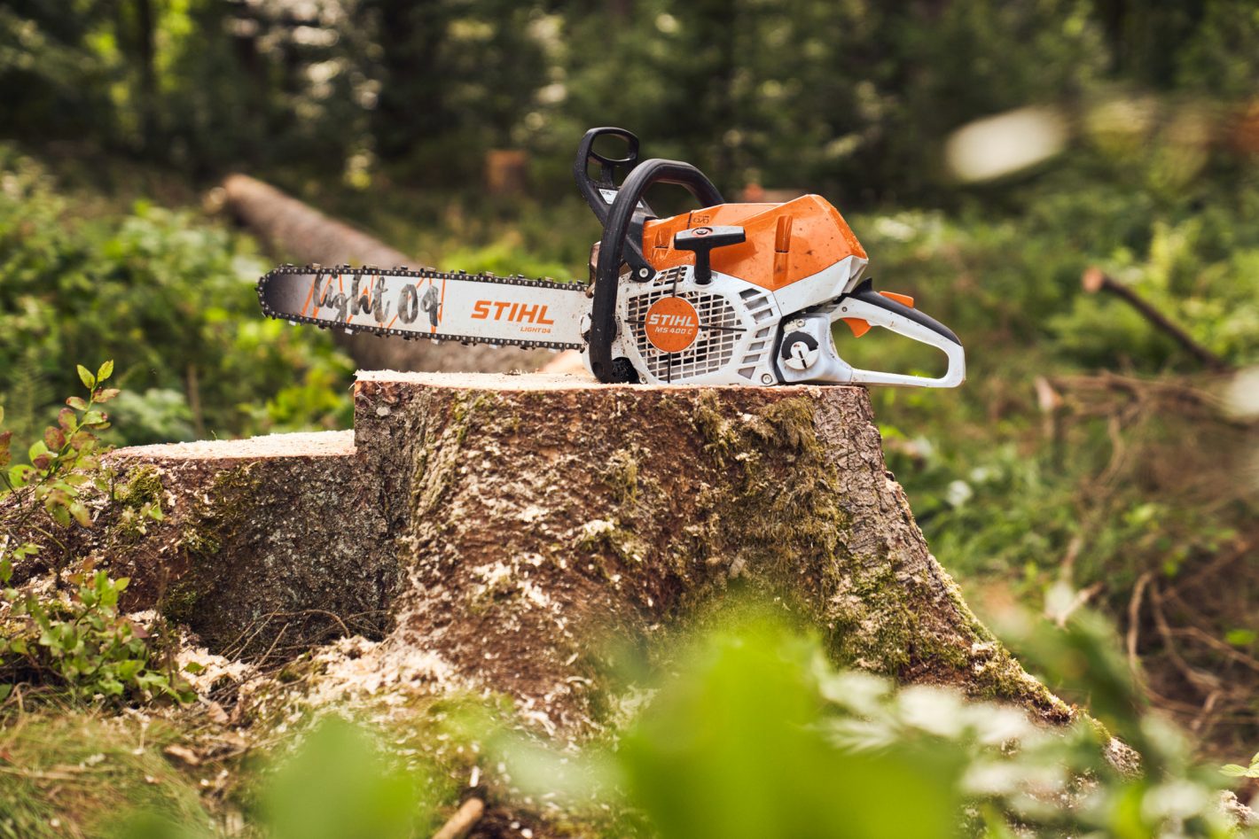 STIHL MS 400 C-M Professional Petrol Chainsaw 63cc M-Tronic Logging Saw