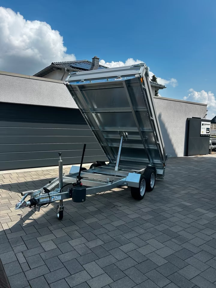 Humbaur HUK 303117 Tandem Axle Tipper Trailer 3000kg GVW Hydraulic Cargo Trailer