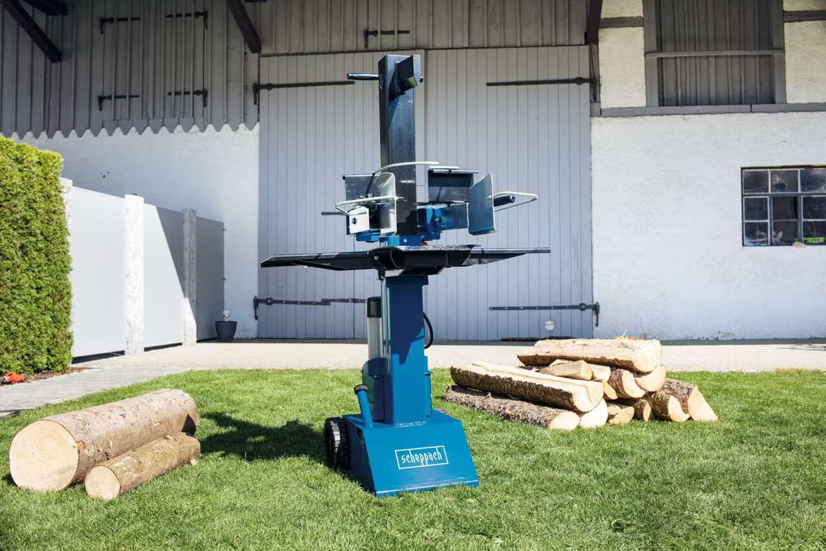 Scheppach HL810 8 Ton Electric Log Splitter 230V Hydraulic Wood Splitter