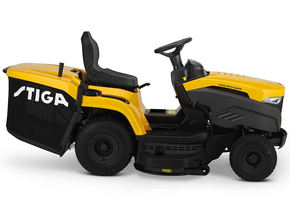 STIGA Estate 598 Ride On Lawn Tractor 98cm Cutting Deck Garden Riding Mower