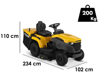 STIGA Estate 598 Ride On Lawn Tractor 98cm Cutting Deck Garden Riding Mower