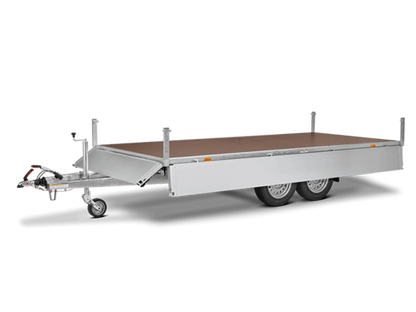 Humbaur HT 203116 Tandem Axle Aluminium Flatbed Trailer 2000kg Cargo Trailer