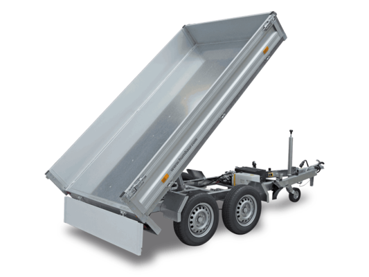 Humbaur HUK 303117 Tandem Axle Tipper Trailer 3000kg GVW Hydraulic Cargo Trailer