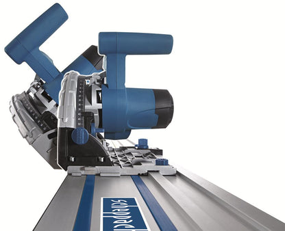 Scheppach PL55 Plunge Saw with Guide Rails 160mm Precision Track Saw