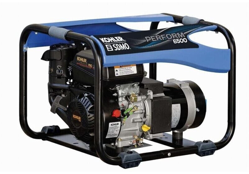 Kohler SDMO Perform 6500 C5 Petrol Generator 6.3kW Portable Power Generator