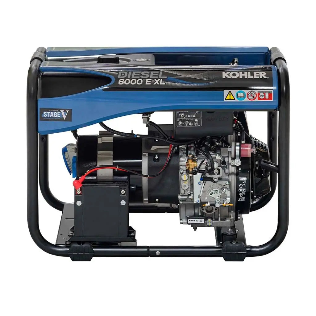 Kohler SDMO 6000 E XL C5 Diesel Generator 4.9kW 16L Fuel Tank Portable Power Generator